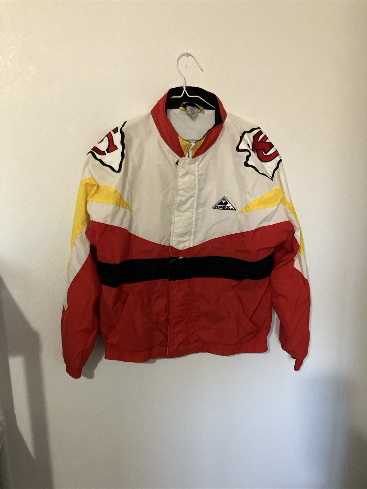 Vintage Kansas City Chiefs Jacket M/M NFL Football Apex One Pro Line 90s Red Vintage Kansas City Chiefs Jacket M/M NFL Football Apex One Pro Line 90s Red