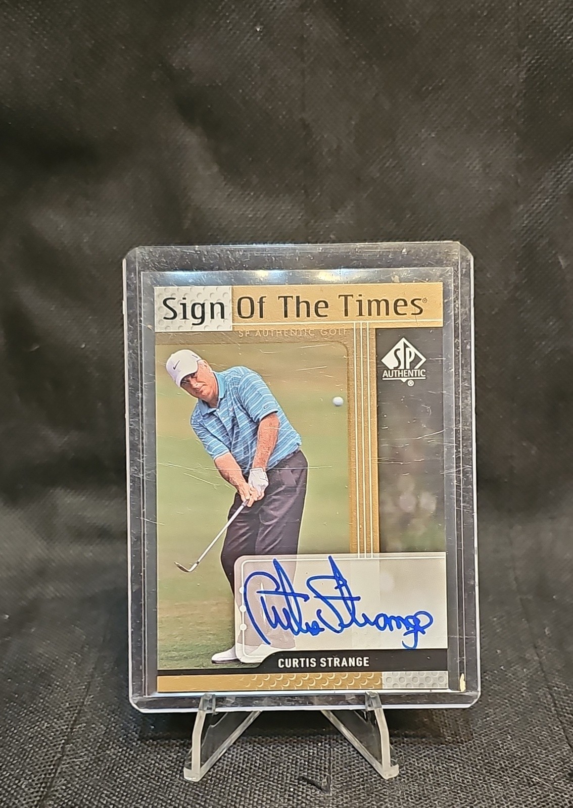 2012 SP Authentic - Sign of the Times Curtis Strange #ST-CS (AU)
