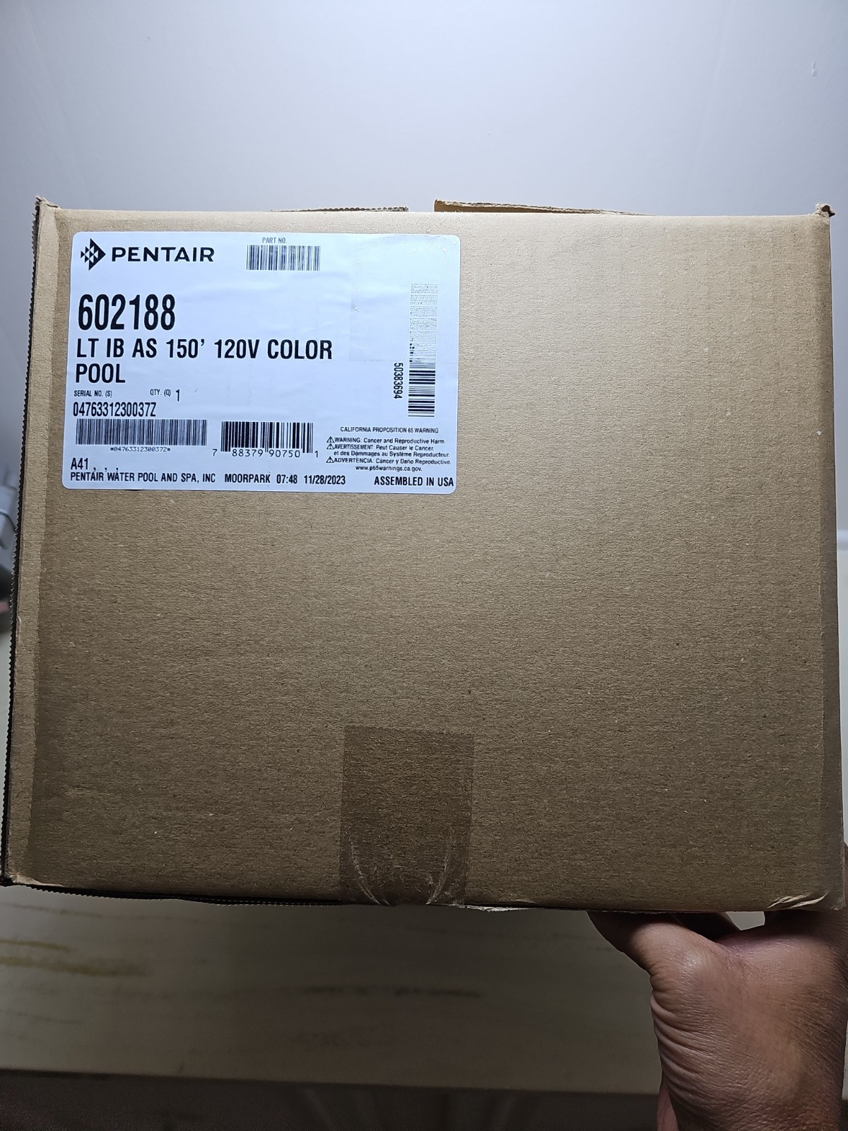 Pentair 150\' 120V Color Pool IntelliBrite Architectural Series Light | 602188 Pentair 150\' 120V Color Pool IntelliBrite Architectural Series Light | 602188