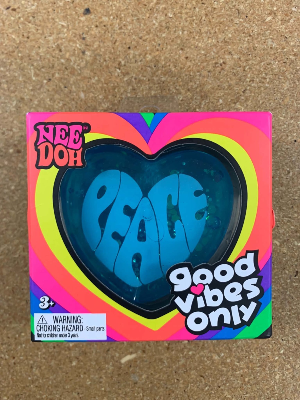 Authentic Schylling NeeDoh 🔥 Good Vibes Only “PEACE” Heart Squishy Toy Authentic Schylling NeeDoh 🔥 Good Vibes Only “PEACE” Heart Squishy Toy