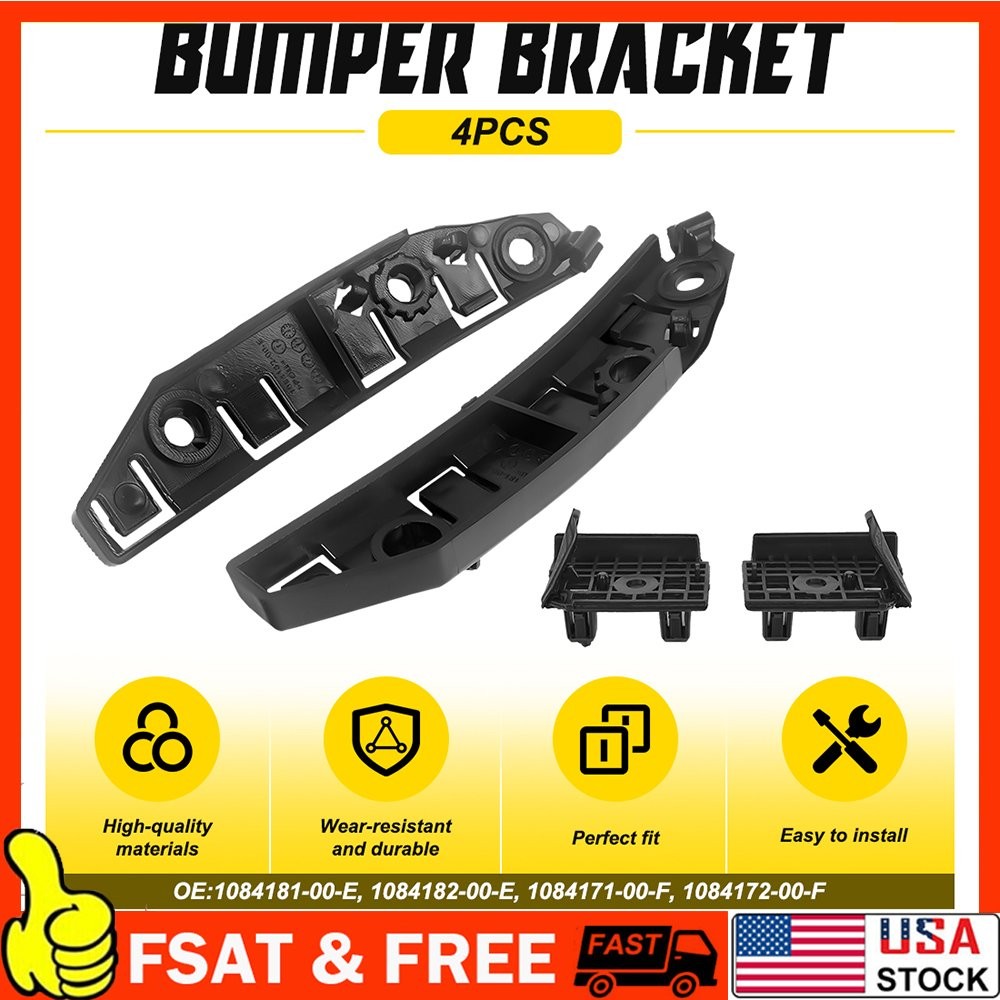 For 2017-2020 Tesla Model 3 Sedan Front Bumper Bracket Fender Retainer 1-10Set