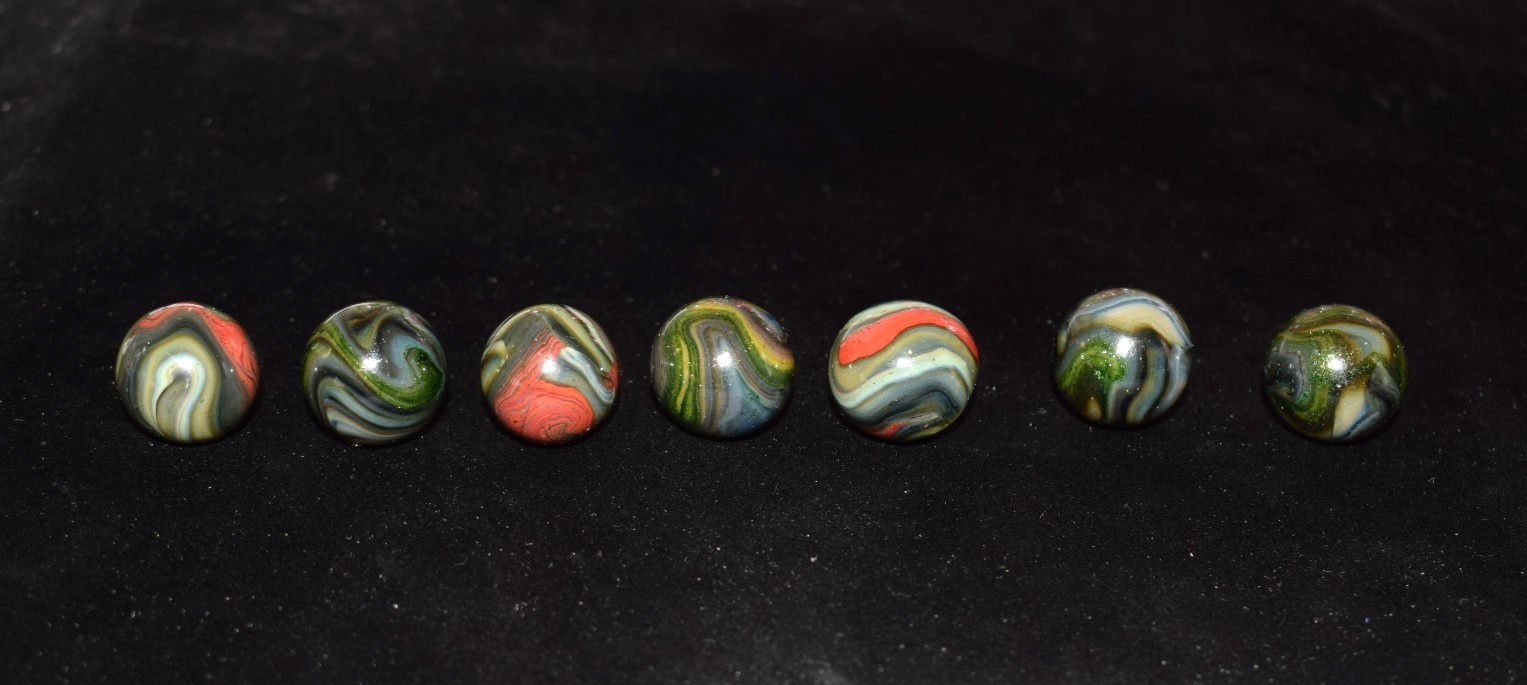 π§π JABO Lot of 7 π MOONSHINE RUN π collector\'s marbles shooter\'s .750\ π§π JABO Lot of 7 π MOONSHINE RUN π collector\'s marbles shooter\'s .750\