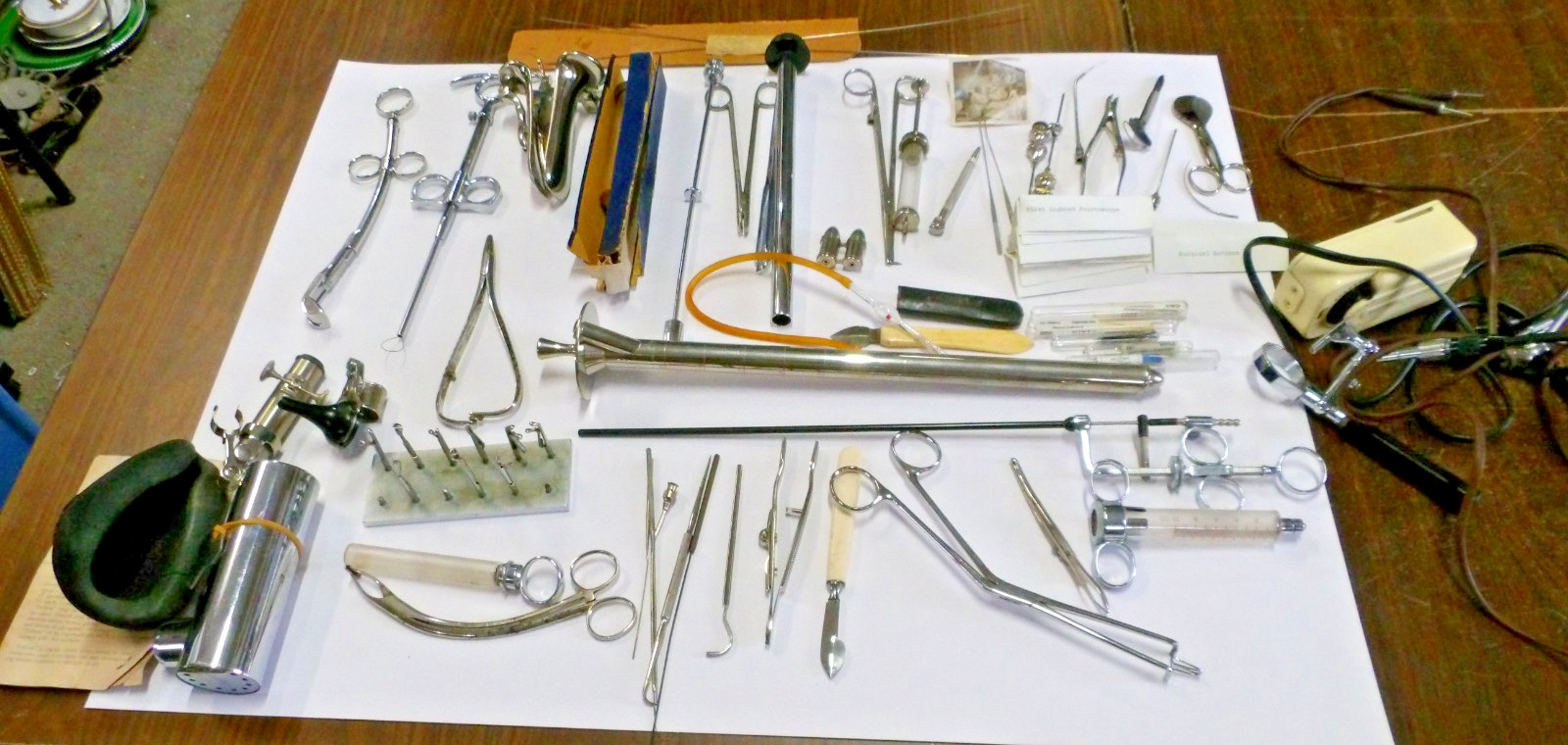VTG Medical Lot, Ear, Nose, Throat, Butt, You Name it Blood Letting Knife Etc