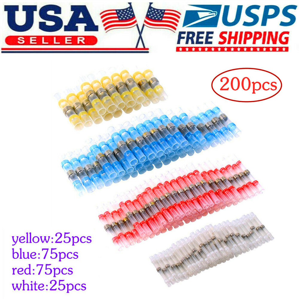 500/160Pcs Waterproof Solder Seal Sleeve Heat Shrink Wire Terminal Connector Kit 500/160Pcs Waterproof Solder Seal Sleeve Heat Shrink Wire Terminal Connector Kit