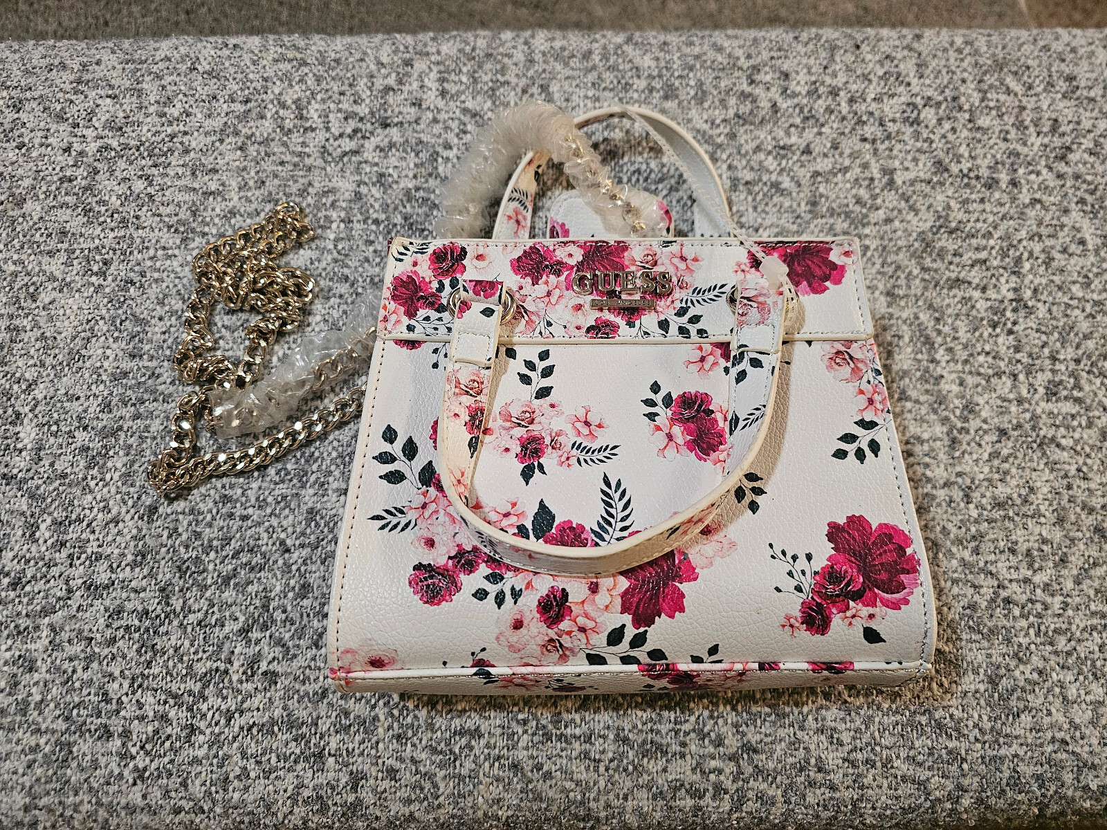 Guess FLORAL Handbag Purse Crossbody Shoulder Hand Bag small Satchel. NEW NO TAG