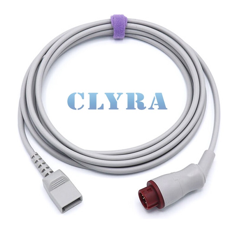 12pin to Utah Pressure Transducer IBP Adapter Cable Compatible With Philips/HP