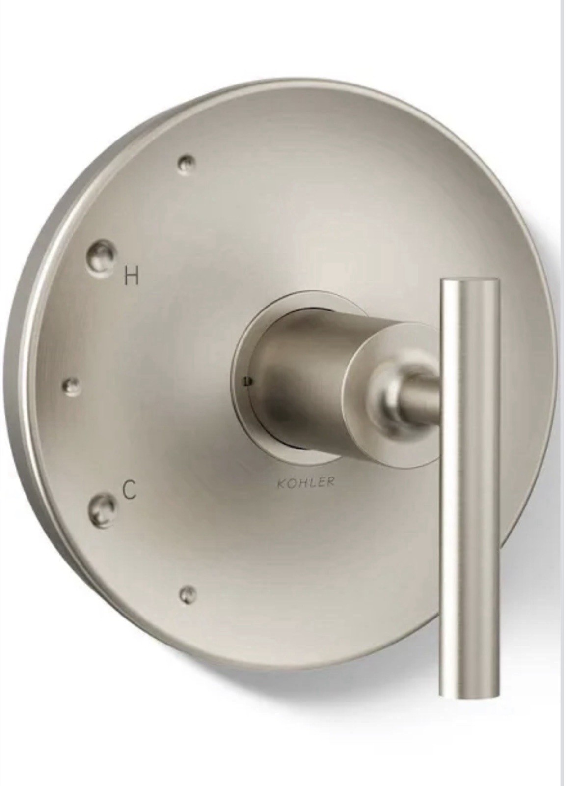 Kohler Purist Rite-Temp Valve Trim with Lever Handle - Vibrant Brushed Nickel... Kohler Purist Rite-Temp Valve Trim with Lever Handle - Vibrant Brushed Nickel...