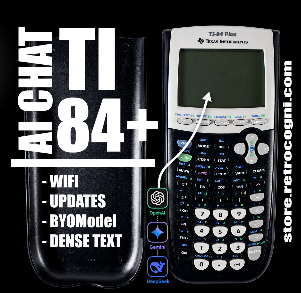 TI-84 Plus WIFI  + AI CHAT [PRO MOD]