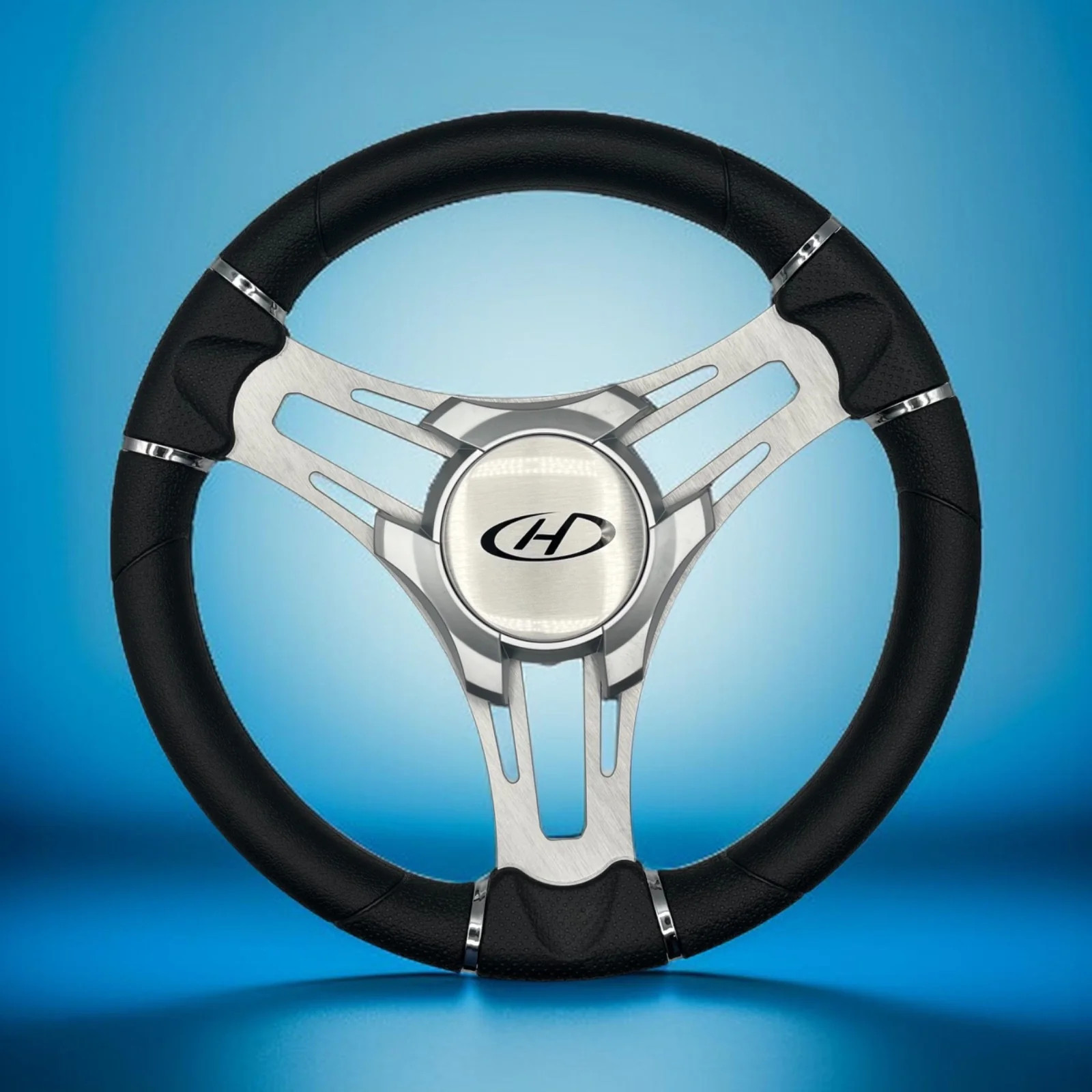 Verona Boat Steering Wheel Brush Alum Spoke | Harris Kayot