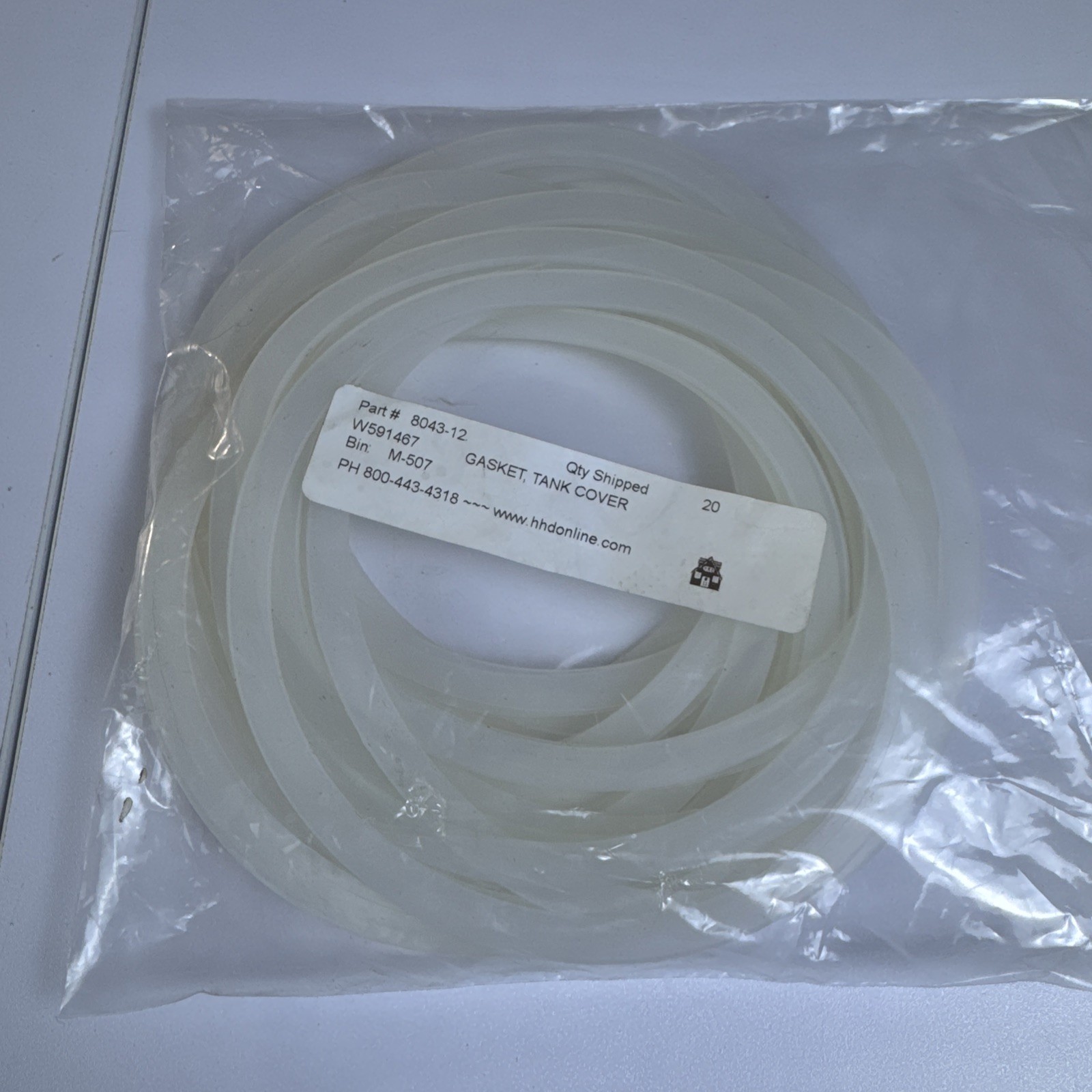 Bloomfield 8043-12 Replacement Tank Gasket 20 Pack Brand New NOS W591467 Bloomfield 8043-12 Replacement Tank Gasket 20 Pack Brand New NOS W591467