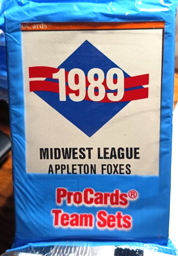 1989 ProCards Minor League Baseball Card Set - Appleton Foxes (Sealed) Free Rtns