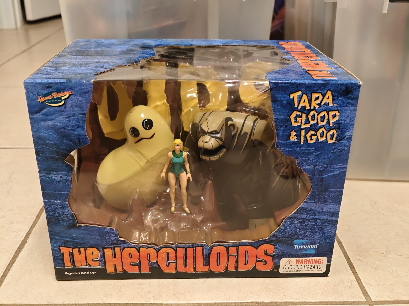 Toynami The Herculoids Tara Gloop & Igoo Figure Set Boxed w/ Hands