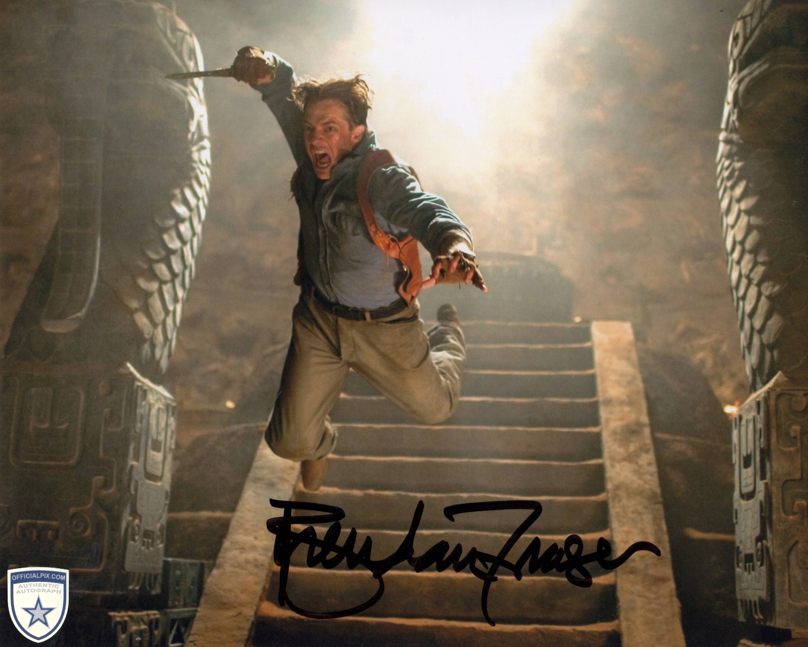 Signed Brendan Fraser The Mummy Richard \