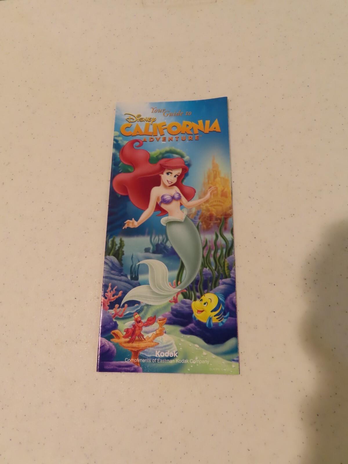 2011 Disney California Adventure Summer Map featuring Little Mermaid 2011 Disney California Adventure Summer Map featuring Little Mermaid