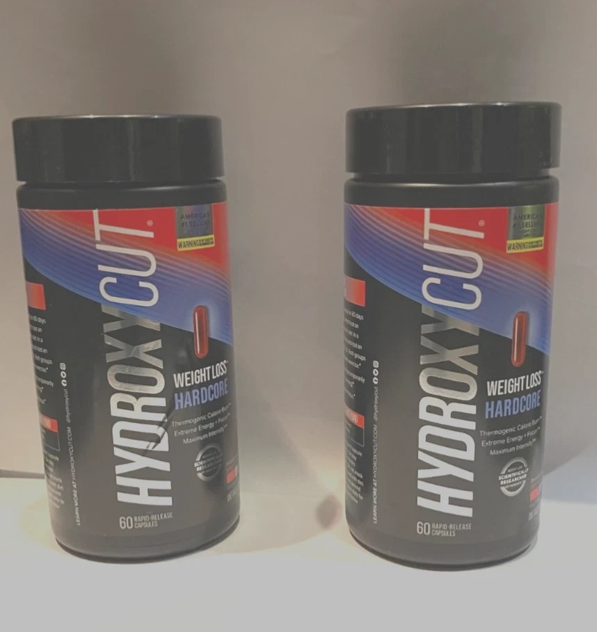 Lot of two Hydroxycut Hardcore Energy & Weight Loss Pills, 120 ct Lot of two Hydroxycut Hardcore Energy & Weight Loss Pills, 120 ct