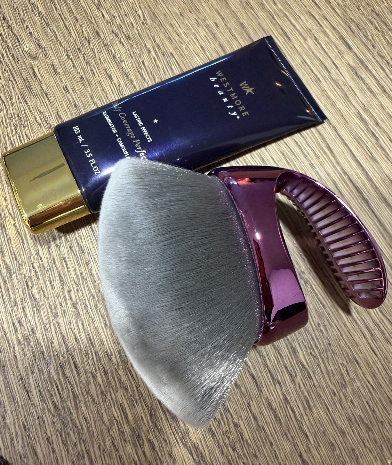 Westmore Beauty Body Coverage Perfector & Brush 3.5 oz Body Makeup Select Shade Westmore Beauty Body Coverage Perfector & Brush 3.5 oz Body Makeup Select Shade
