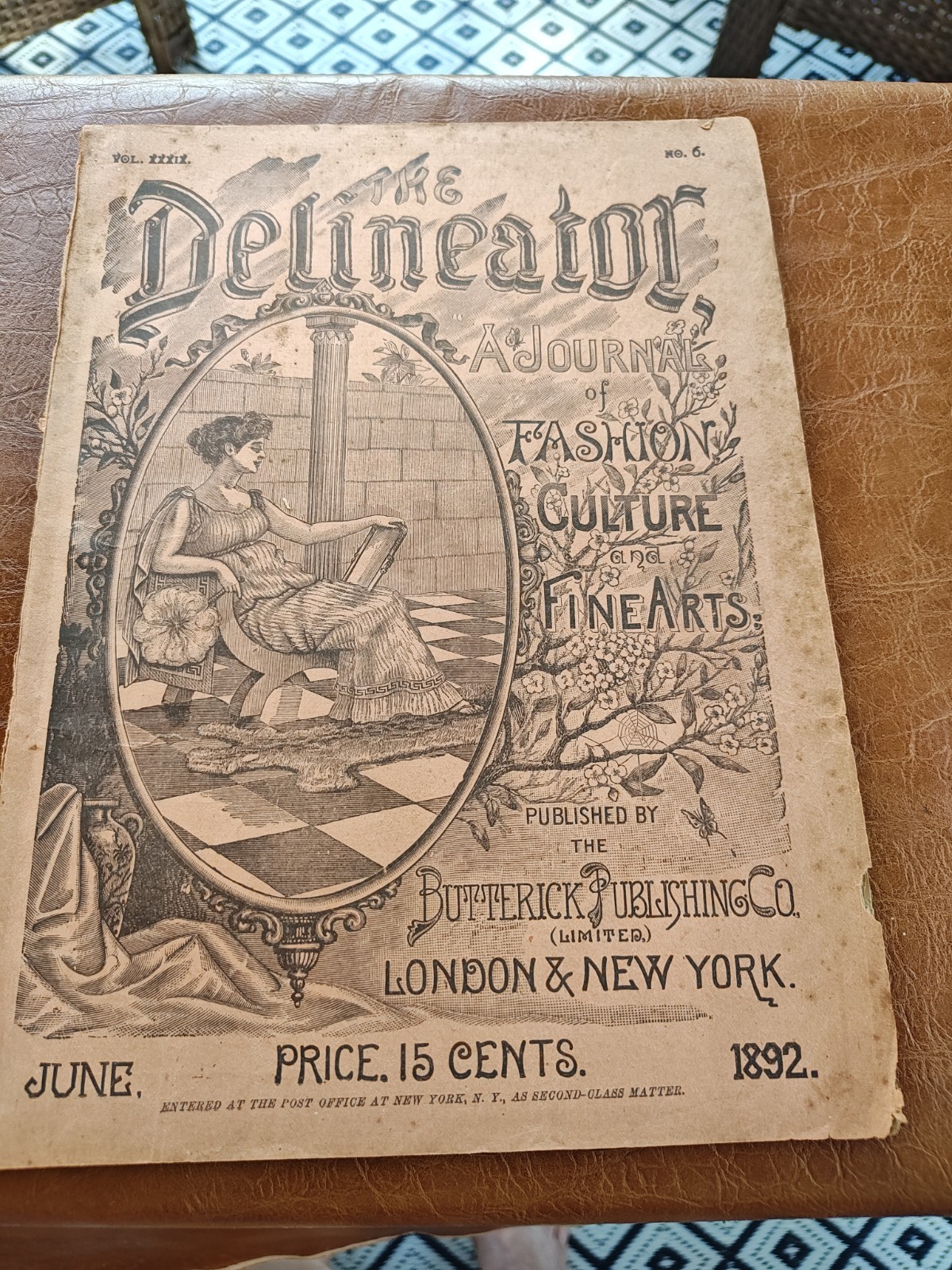 THE DELINEATOR JUNE 1892 MAGAZINE FASHION CULTURE AND FINE ARTS WOMEN 