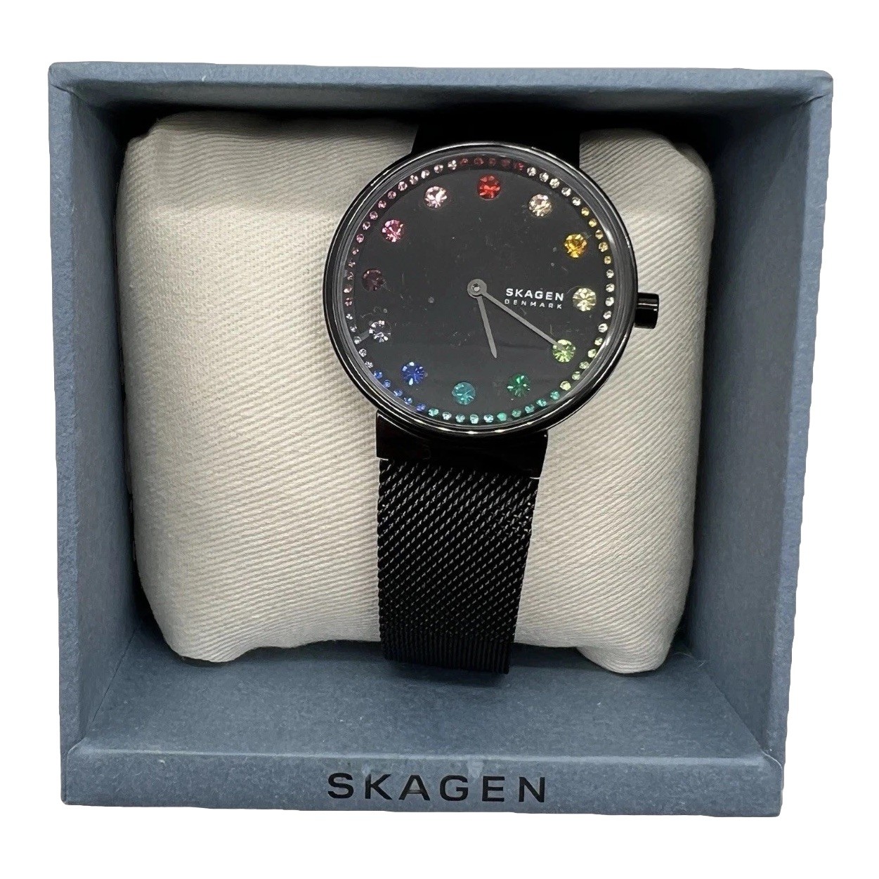 Skagen Women\'s Annelie Stainless Steel and Mesh Dress Quartz Watch  SKW2834 Read