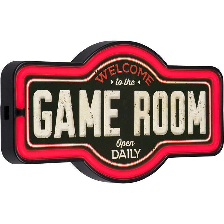 Game Room LED Neon Wall Sign Lighted Bar Man Cave Decor 17\