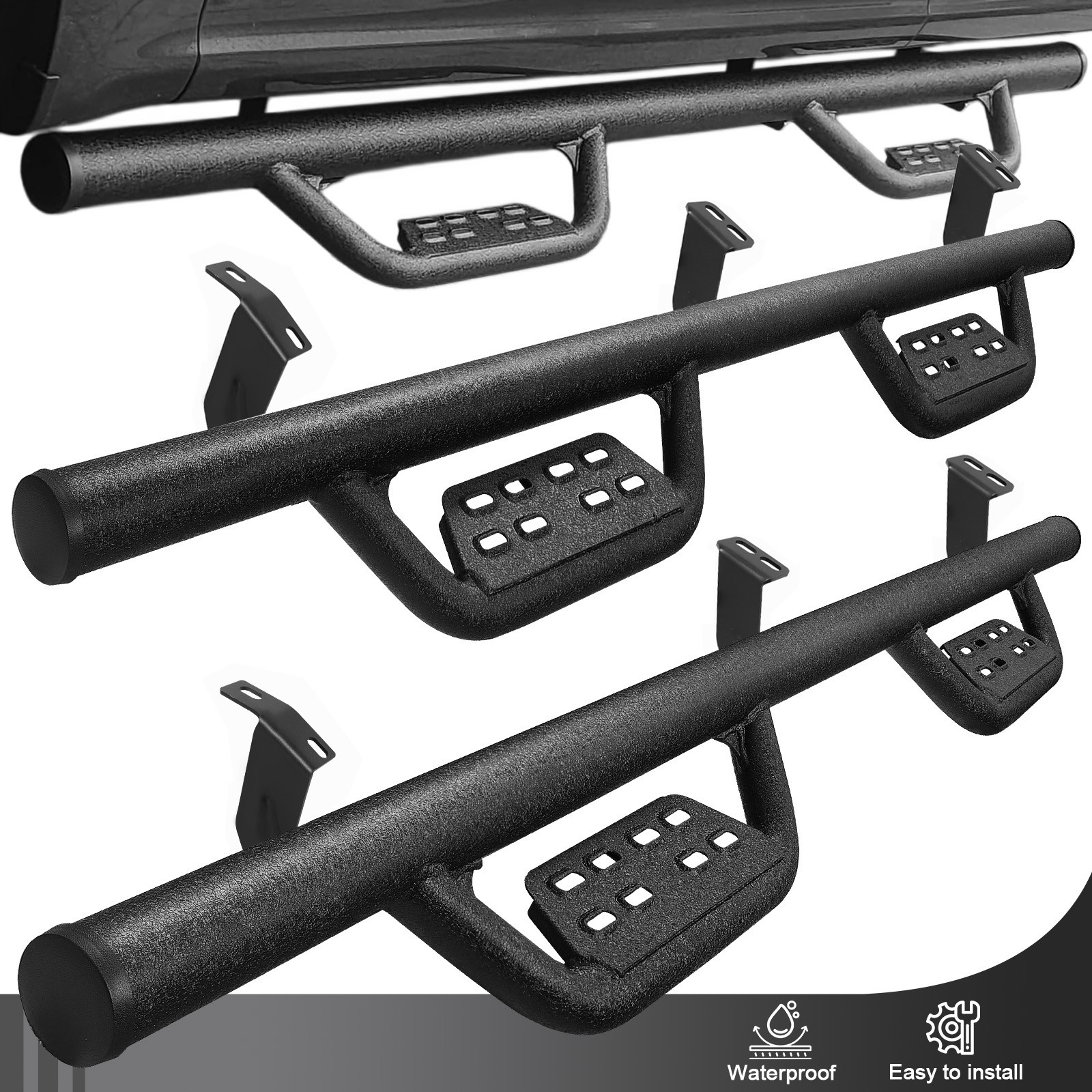 Running Board Fit 2005-2023 Tacoma Access/Ext Cab Drop Rail Bar Truck Side Step