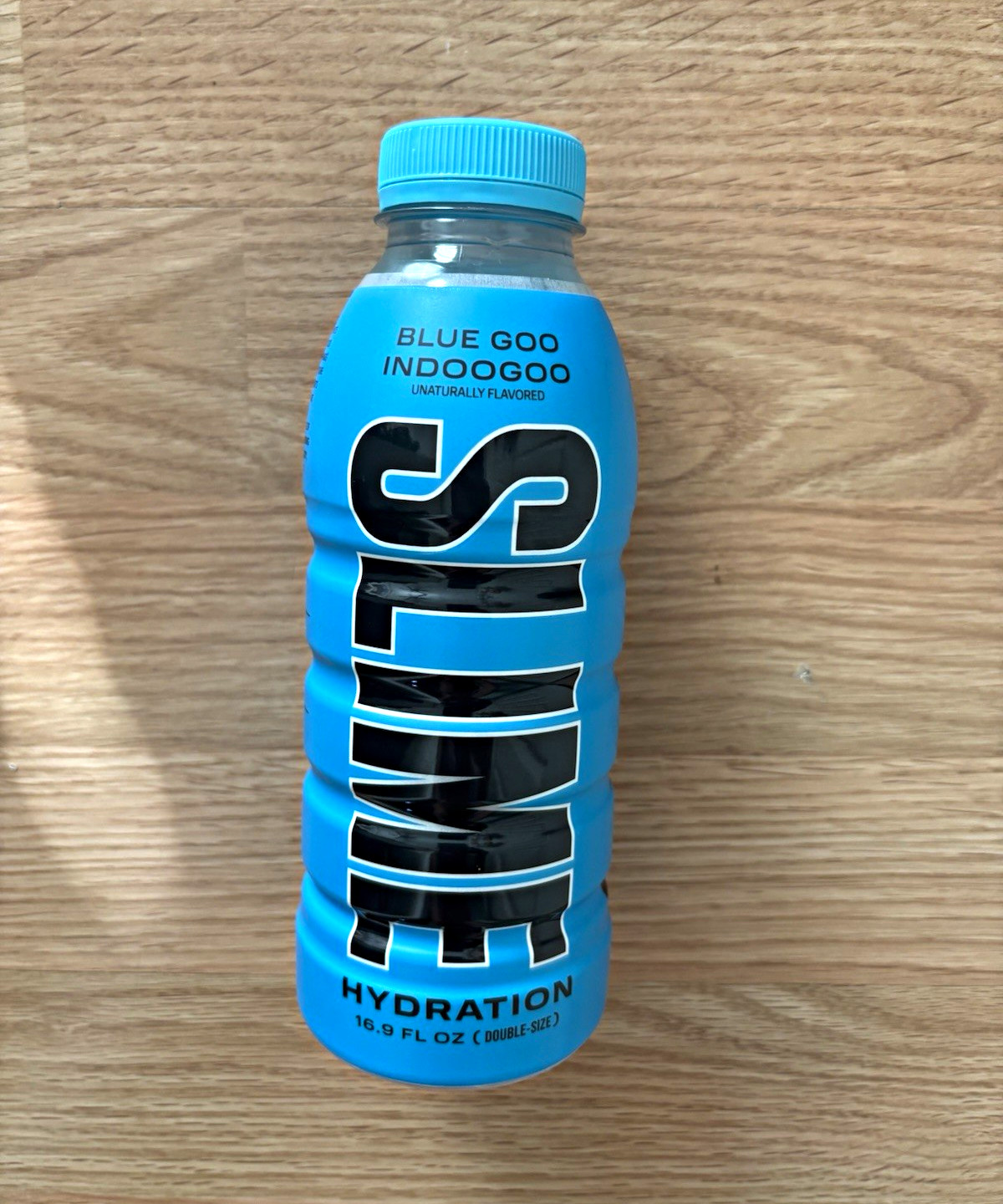 SLIME Hydration Drink Blue Goo Indoogoo Gluten-Free Caffeine-Free 16.9 fl oz