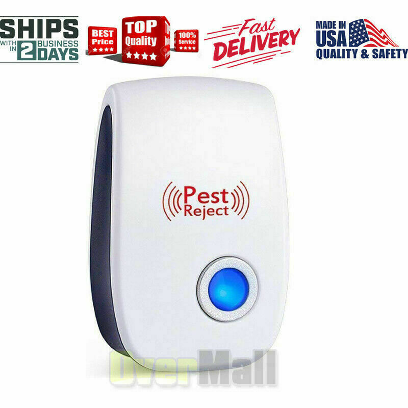 1-20X Ultrasonic Pest Repeller Control Electronic Repellent Mice Bug Rat Reject