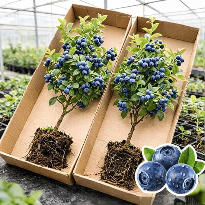 2 Blueray Blueberry Tree Seedlings Live Plant – Fruit Bearing Blueberry Bush 2 Blueray Blueberry Tree Seedlings Live Plant – Fruit Bearing Blueberry Bush