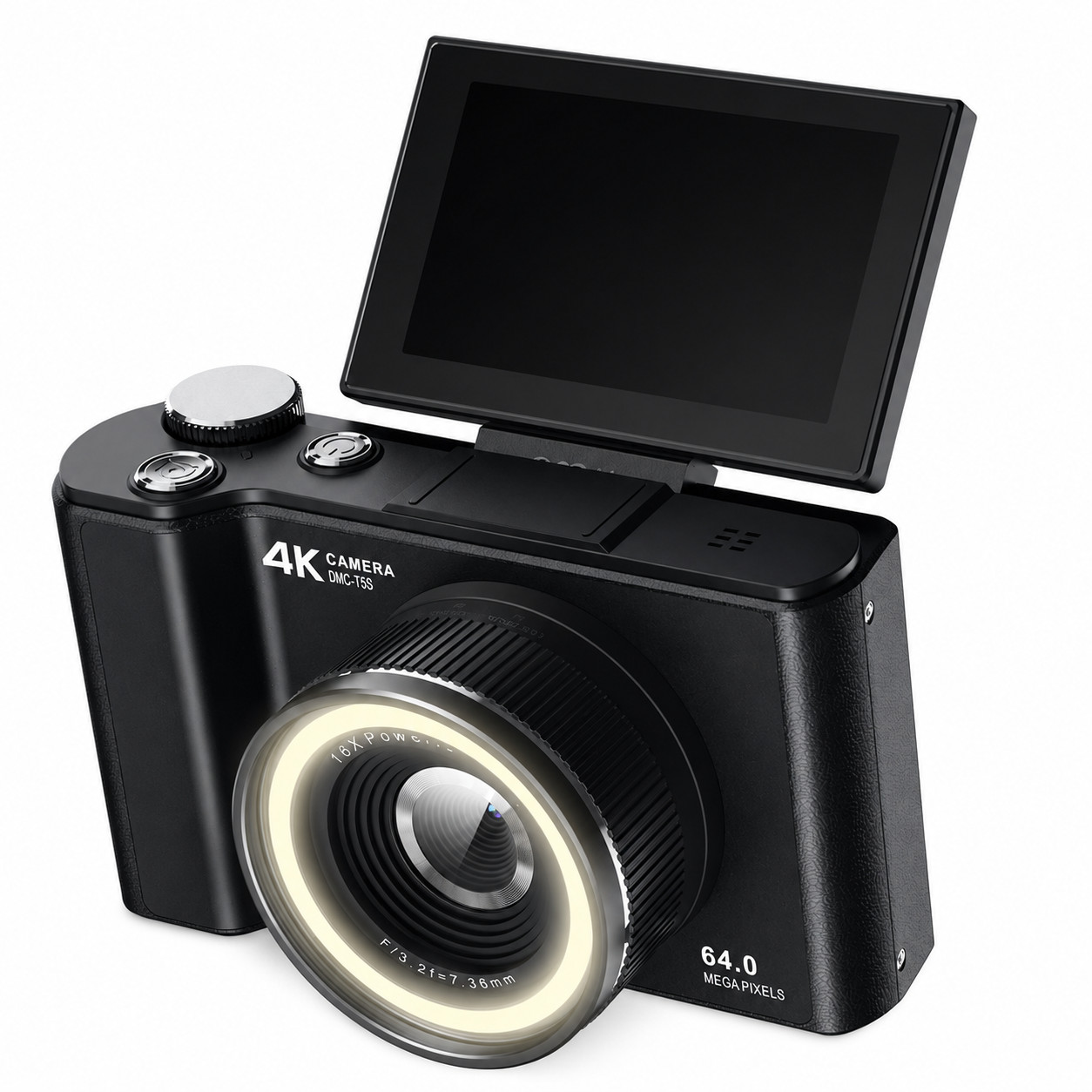 Y2K Digital Camera Retro Digicam 48MP WIFI Autofocus Flip Screen 16X Zoom