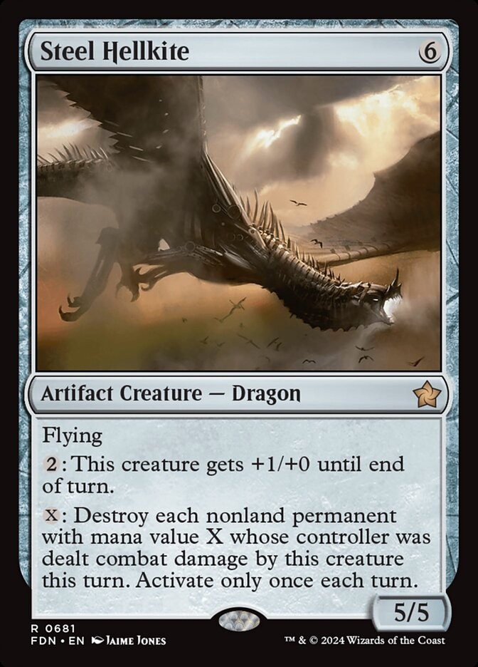 Steel Hellkite 681 R FDN MTG NM