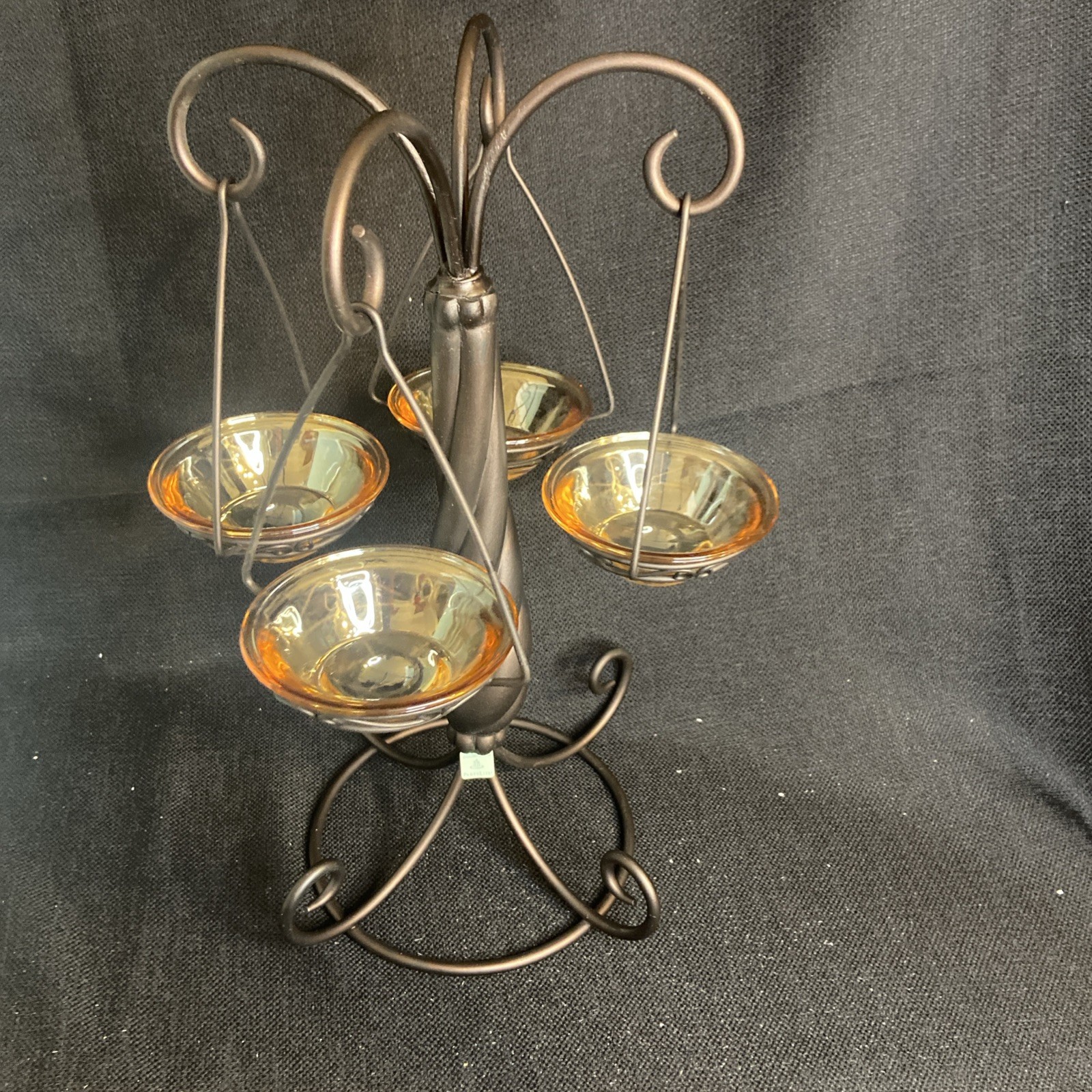 PartyLite GLOBAL FUSION Hanging Tealight Tree Candle Holder P8371 NEW