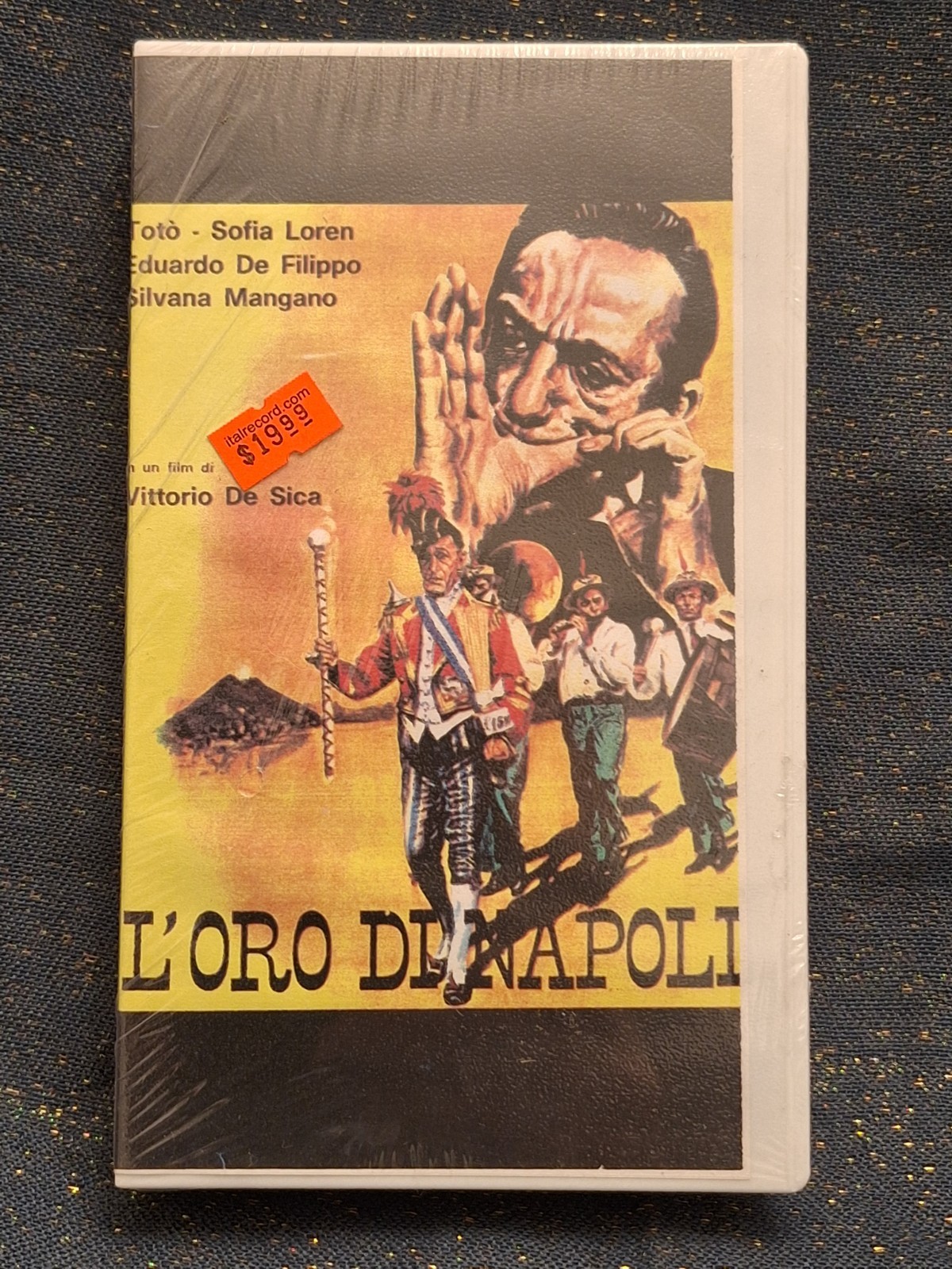 Italian L\'ORO DI NAPOLI VHS Brand New & Sealed (1954) Sophia Loren - Toto\'
