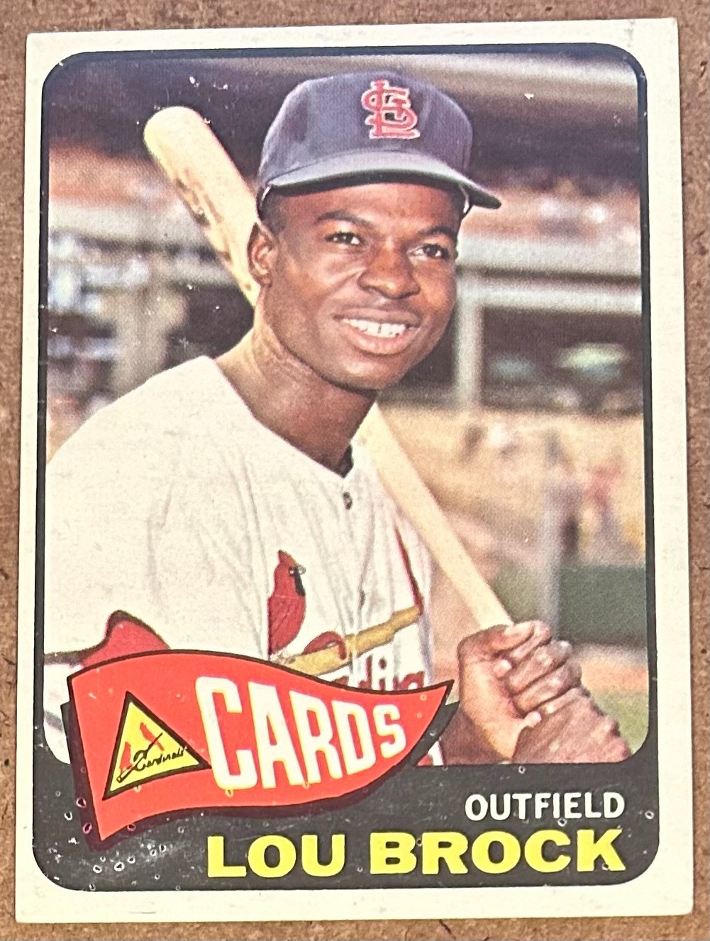 1965 Topps Baseball #540 Lou Brock St Louis Cardinals