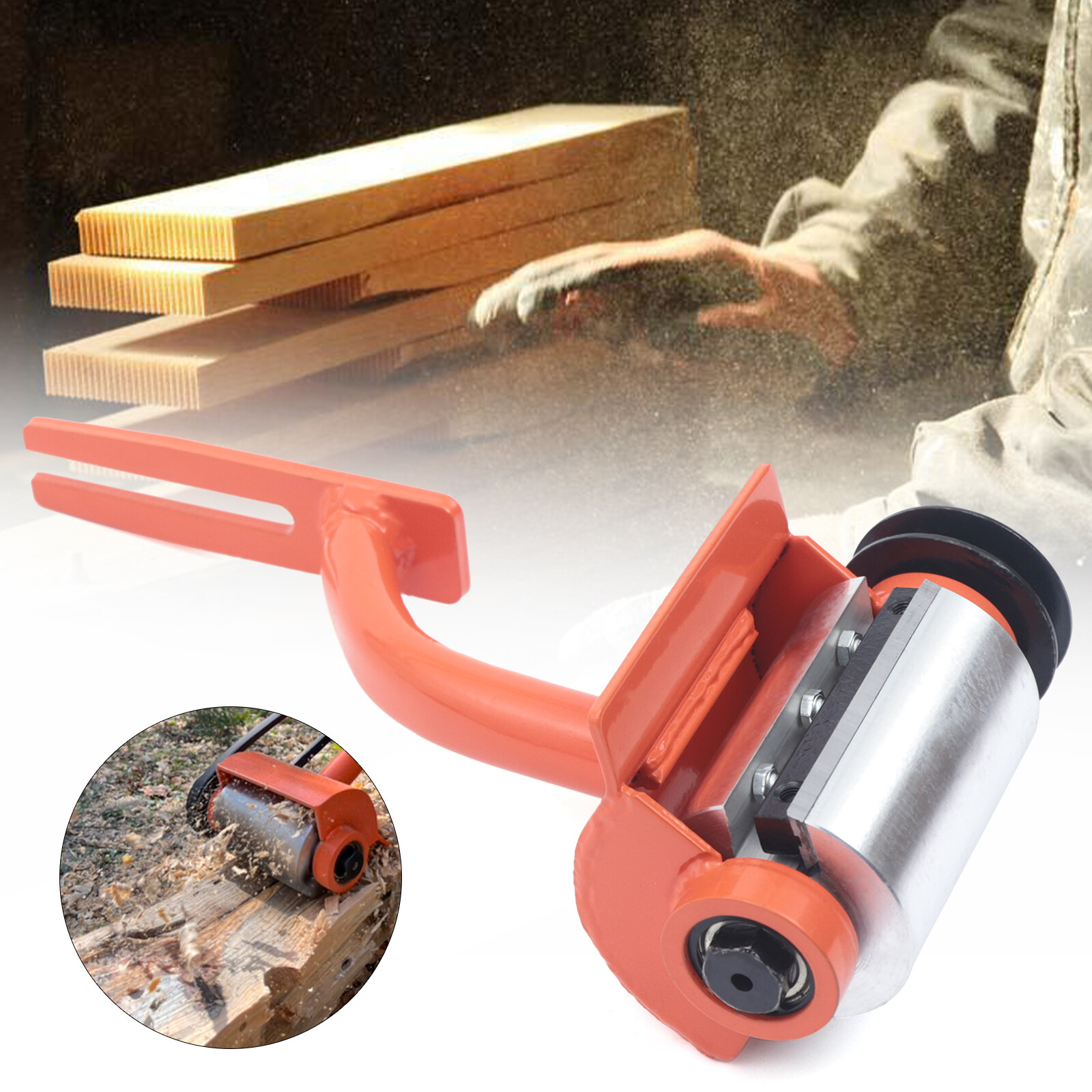 Forest Log Debarking Tool Chainsaw Attachment Log Peeler Debarker Chainsaw Tools