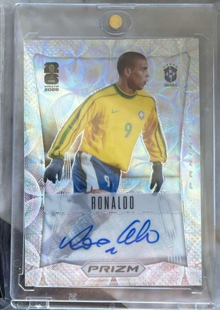 2026 Panini Prizm FIFA World Cup Ronaldo 12-R9 Brazil Autograph