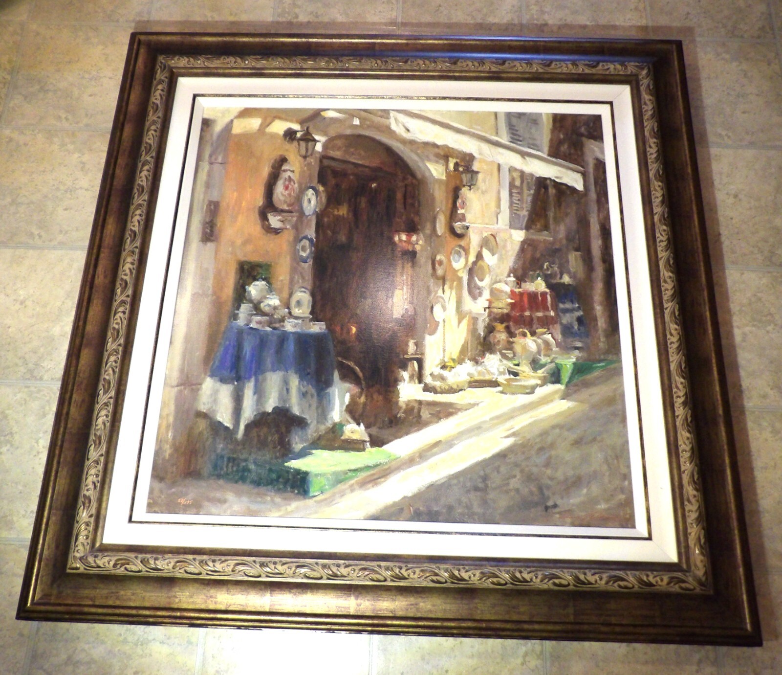 STUNNING LEONARD WREN LIM ED #58 GICLEE ON CANVAS 36 X 36 TREASURES OF VALBONNE STUNNING LEONARD WREN LIM ED #58 GICLEE ON CANVAS 36 X 36 TREASURES OF VALBONNE