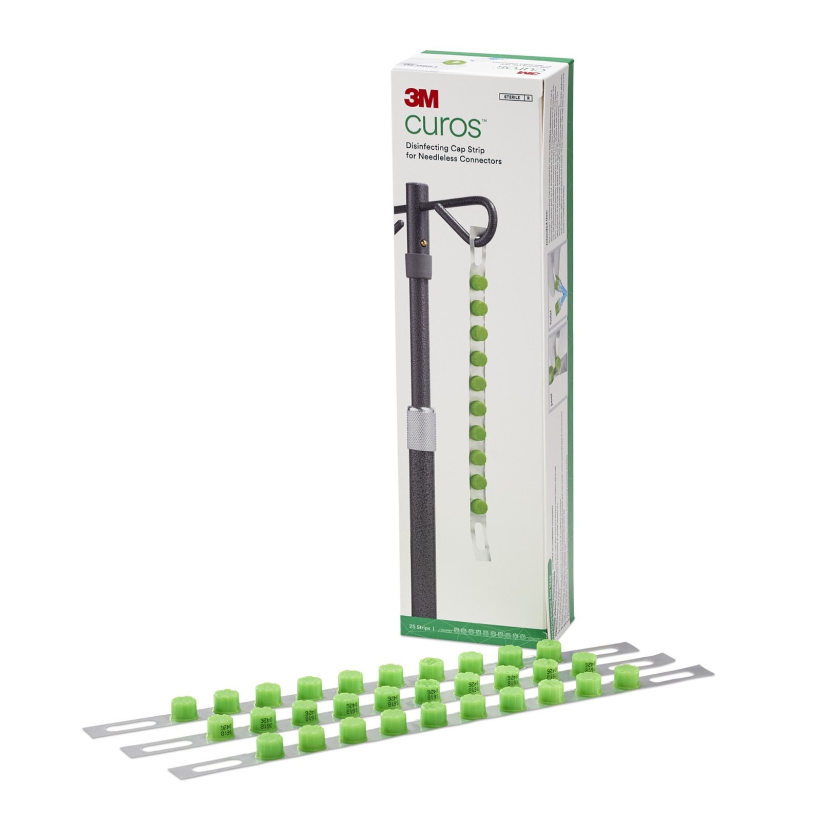 3M Curos Disinfecting Cap for Ports, PICC, IV Needleless Connectors - 50 ct 3M Curos Disinfecting Cap for Ports, PICC, IV Needleless Connectors - 50 ct