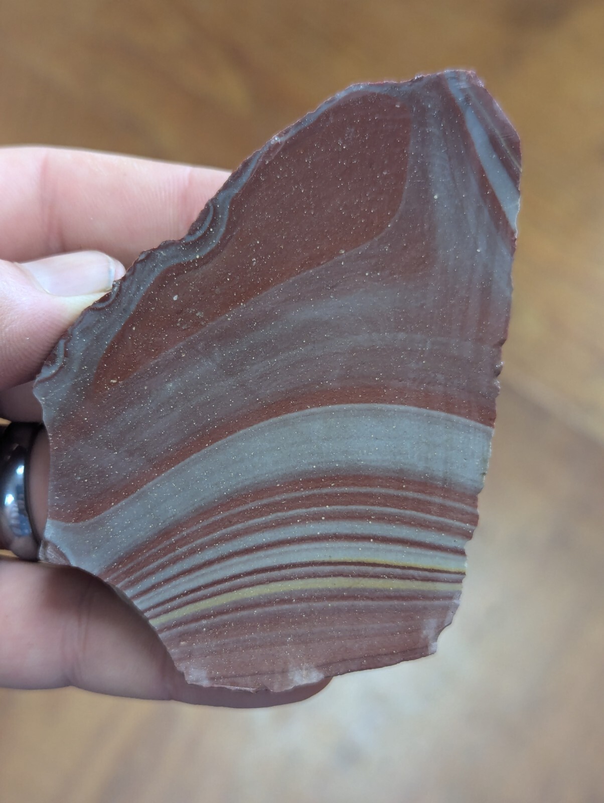 Red Striped Wonderstone Wonder Stone Jasper Slab