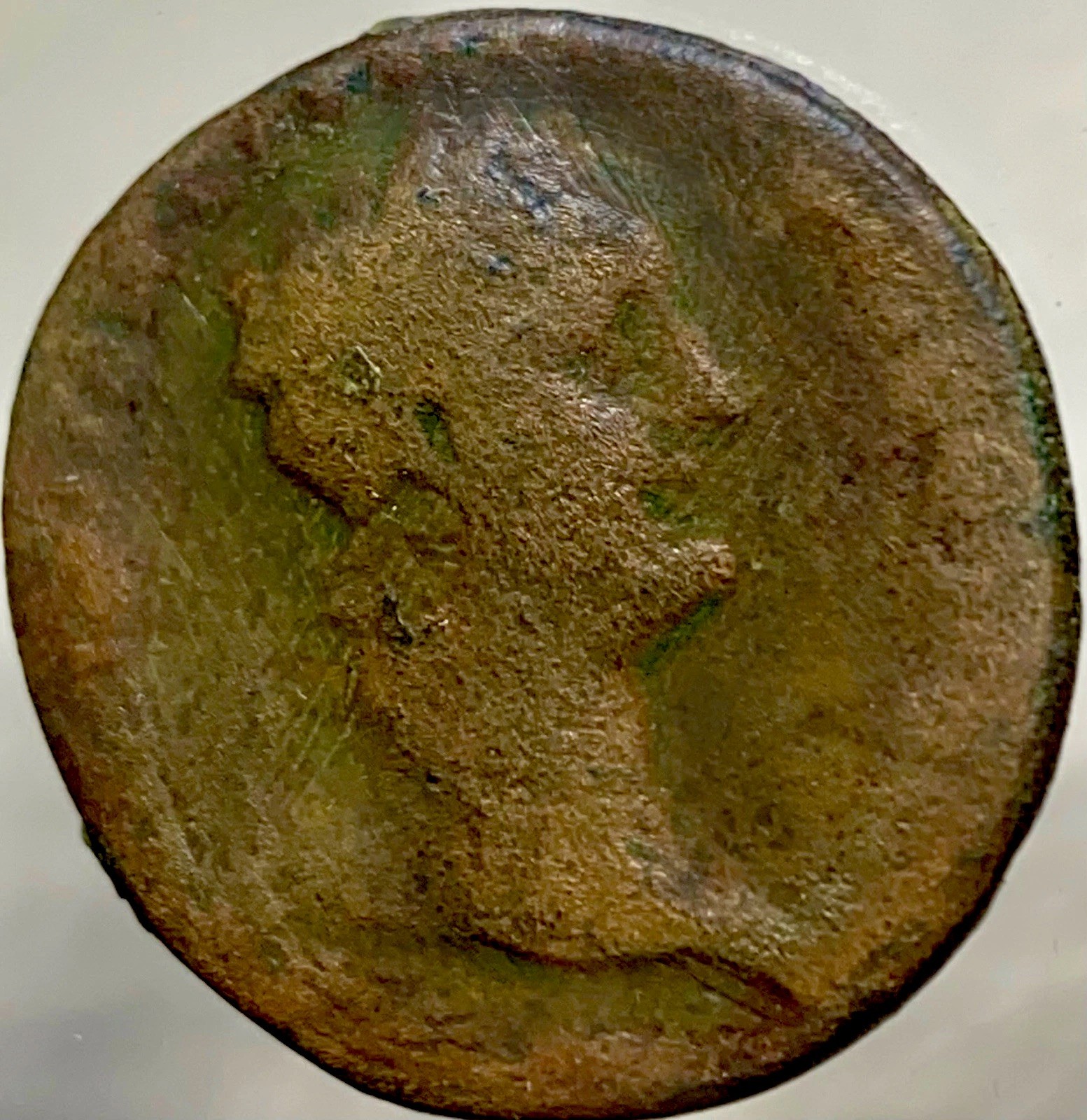 Ancient Roman Empire Coin Domitian 81AD-96AD Dupondius Large Genuine
