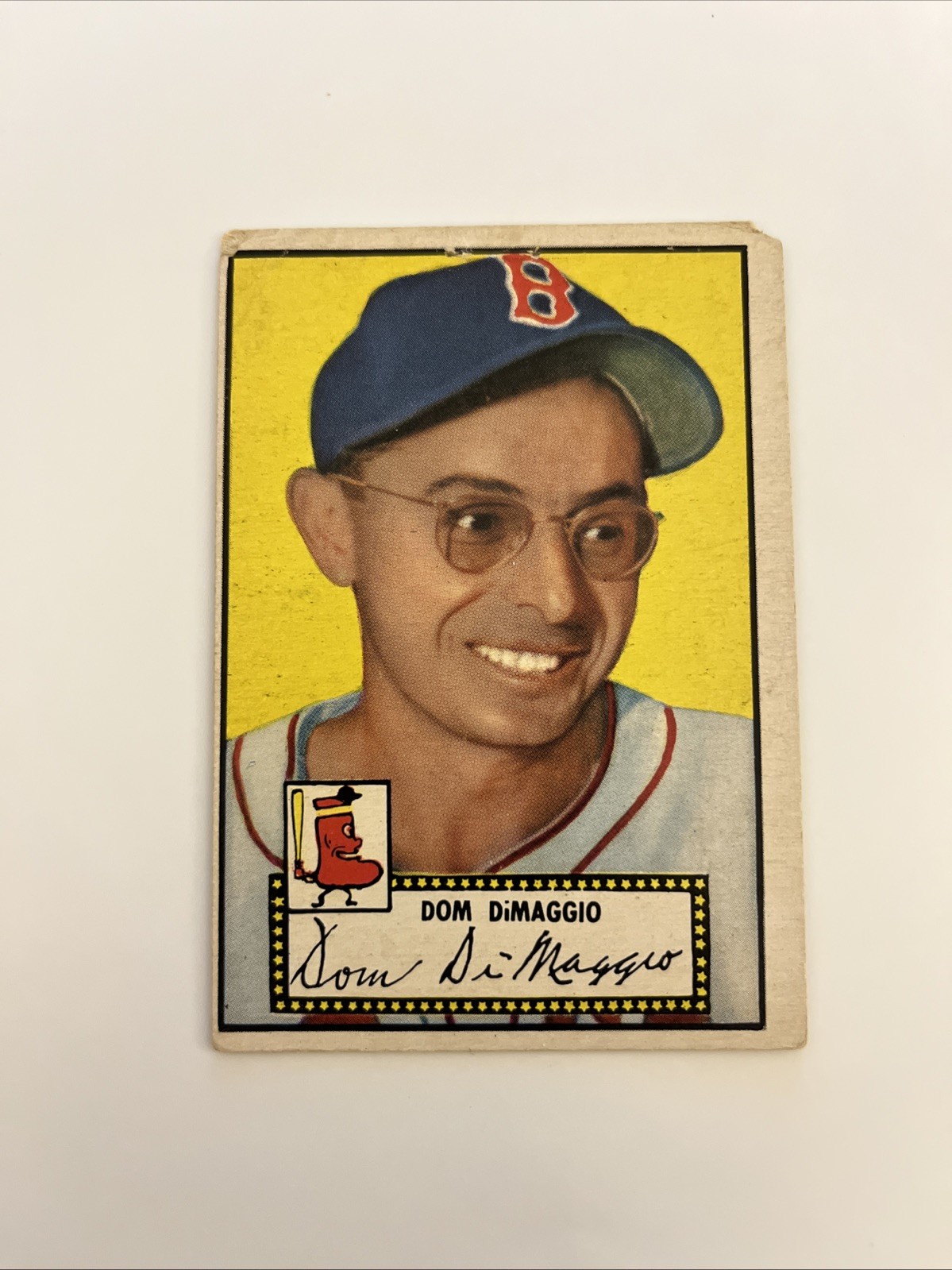 1952 Topps - Dom DiMaggio #22 Black Back
