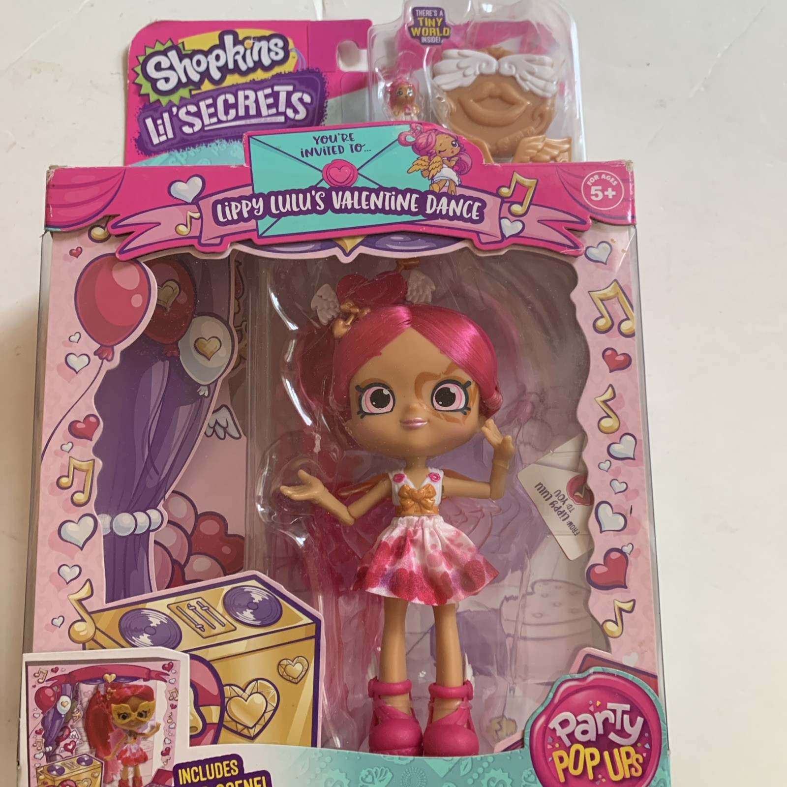 Shopkins Party Lil SecretsPop Ups Shoppies Lippy Lulu’s Valentine Dance q22