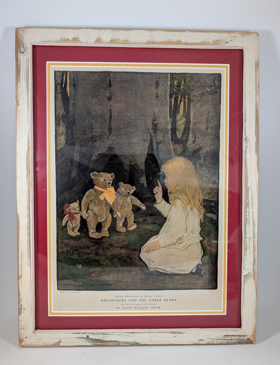 Goldie Locks & the Three Bears 1907 Jessie Wilcox Smith Print by F. Colier & Son Goldie Locks & the Three Bears 1907 Jessie Wilcox Smith Print by F. Colier & Son