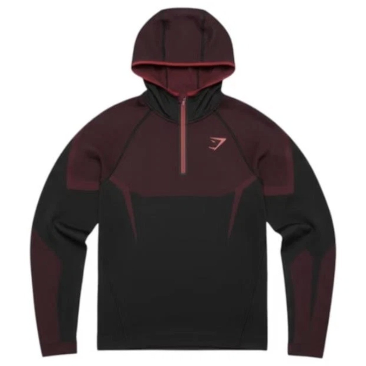 Gymshark Onyx 5.0 Seamless Hoodie Mens L Black Red Zip Muscle Fit New Sealed Gymshark Onyx 5.0 Seamless Hoodie Mens L Black Red Zip Muscle Fit New Sealed