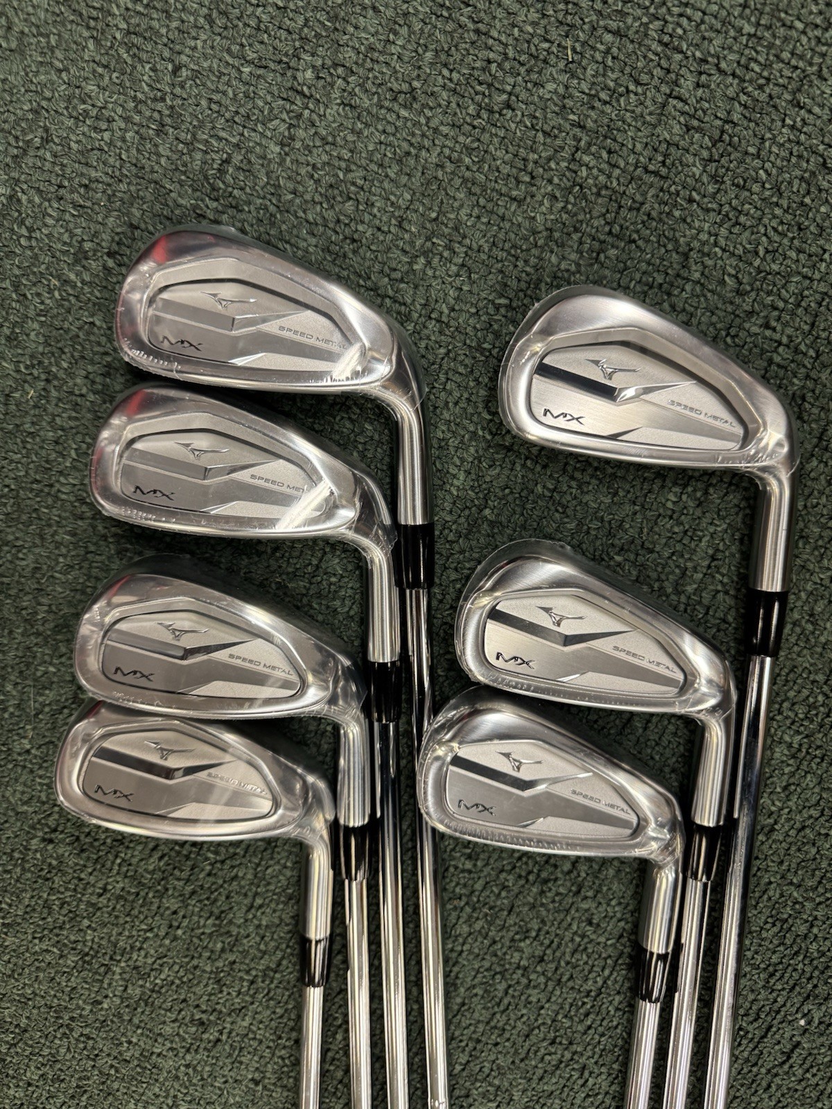 MIZUNO MX SPEED METAL IRON SET 5-PW,GW  /  KBS MAX 80 REGULAR  FLEX STEEL