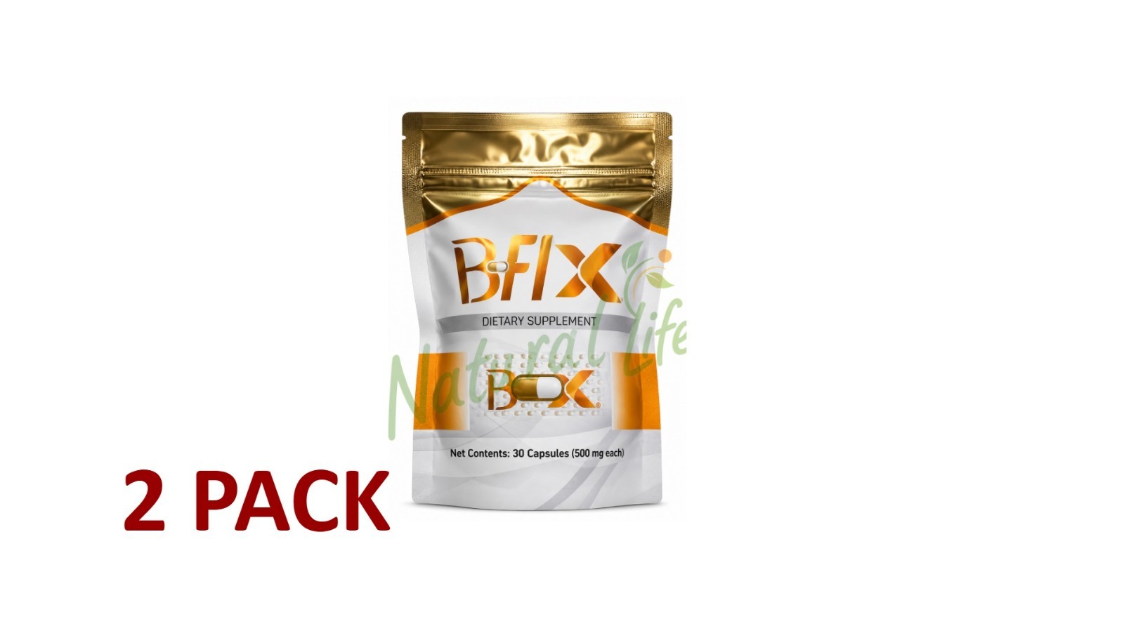 2 PACK B-FLEX B COMPLEX B FLX VEGAN CAPSULES - BFLEX FORTE - 60 CAPS TOTAL