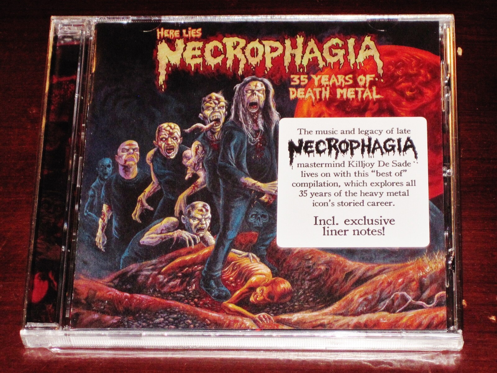 Necrophagia: Here Lies Necrophagia - 35 Years Of Death Metal CD 2019 SOM USA NEW