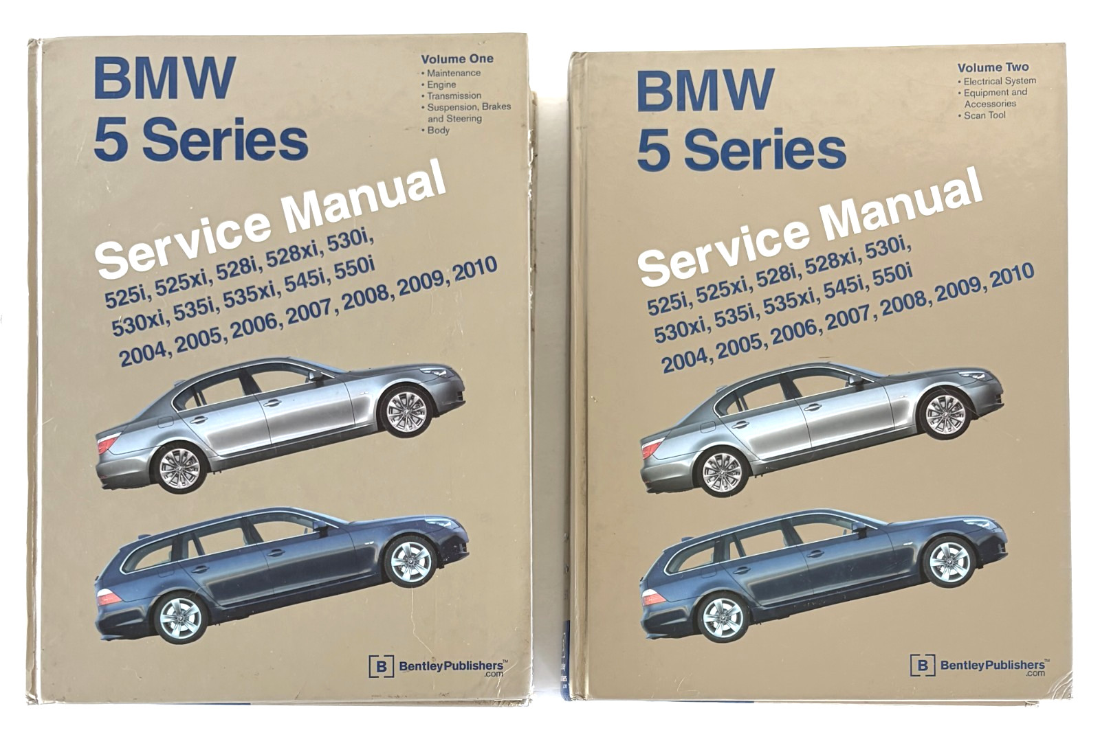 Bentley BMW 5 Series SERVICE MANUAL 2 Volume Set (E60&E61) 2004-2010 525-528-530