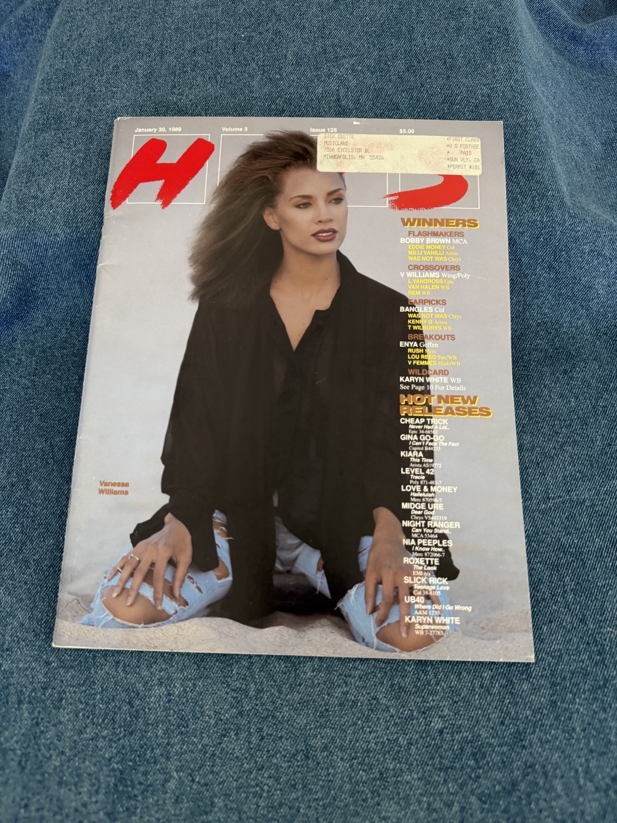 Hits Magazine Jan 30, 1989 Vanessa Williams Cheap Trick Night Ranger R.E.M. Hits Magazine Jan 30, 1989 Vanessa Williams Cheap Trick Night Ranger R.E.M.