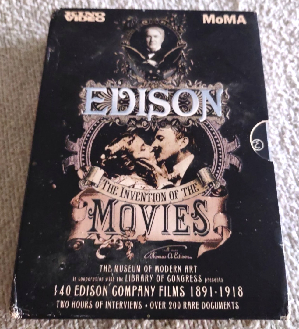 EDISON: THE INVENTION OF THE MOVIES (DVD, 2005, 4-Disc Set) All Discs VG+