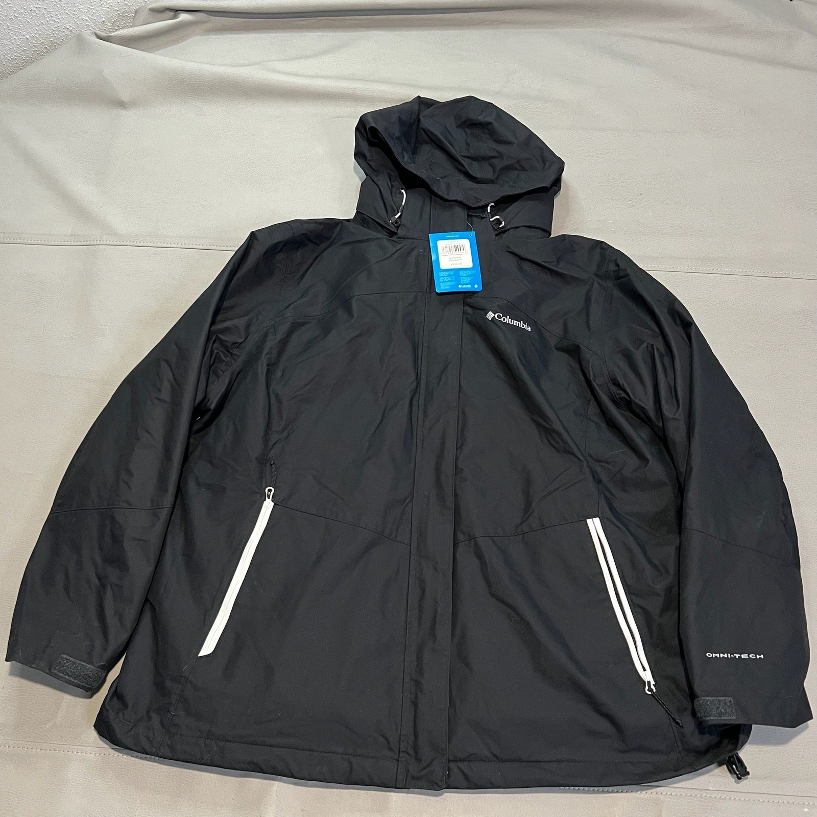 NEW COLOMBIA Bugaboo Fleece Interchange 3-in-1 Jacket Women 2X Black Omni-Tech NEW COLOMBIA Bugaboo Fleece Interchange 3-in-1 Jacket Women 2X Black Omni-Tech
