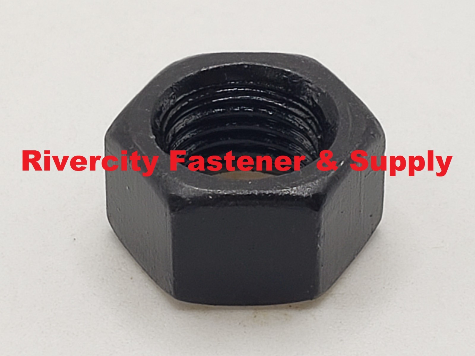 3/8-24 Black Steel Grade 8 Hardened Hex Nuts 3/8x24 Nut 3/8 x 24  Fine Thread